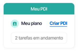 Imagem demonstrando a funcionalidade de criar um PDI no Gupy Performance