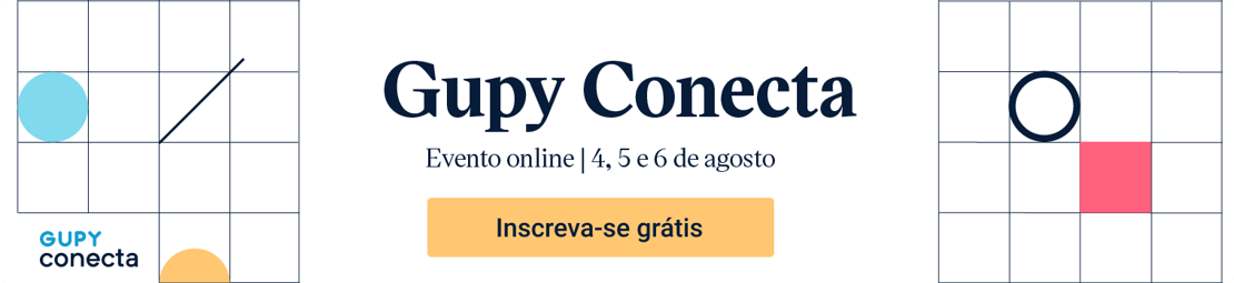 Evento de RH Gupy Conecta: inscreva-se grátis