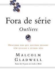 Capa do livro fora de série: outliers, representando a lista de livros de palestrantes do HR4results