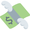 Imagem de um ícone de dinheiro voando representando os custos com software de recrutamento e seleção grátis