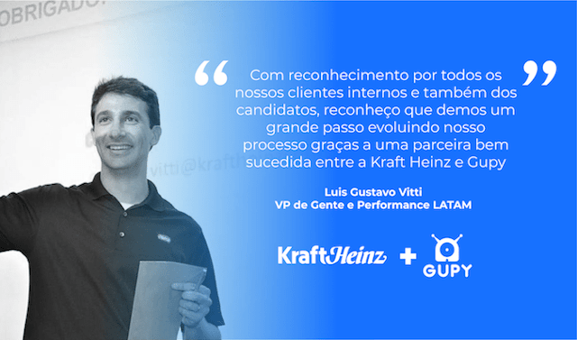 Depoimento do Luis Gustavo, da Kraft Heinz, sobre a Gupy